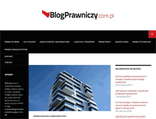 Tablet Screenshot of blogprawniczy.com.pl